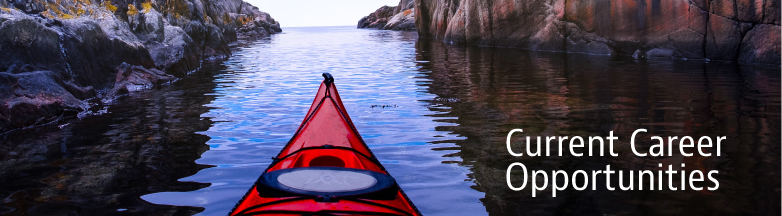 kayak on still water